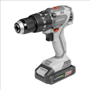 GLADIATOR, TALADRO ROTOMARTILLO RECARGABLE 20V A BATERIA 1/2", 70N/M, SIN CARBONES, POSICIONES 21+3, VELOCIDAD EN VACIO 0-450/MIN