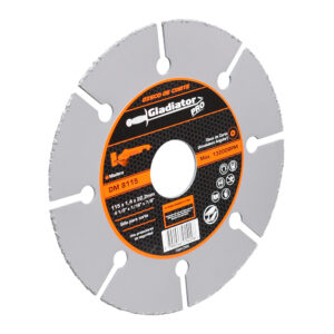 GLADIATOR, DISCO DIAMANTADO SEGMENTADO DIAMETRO 4X1/2X3/64X7/8 RPM MAX13300 A 80 M/S