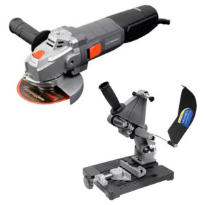 GLADIATOR, ESMERILADORA ANGULAR 4 1/2" 800W + SOPORTE PARA ESMERILADORA SYNERGY