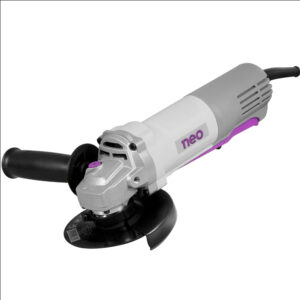 NEO, ESMERILADORA 4 1/2" 1050W 11000/MIN, 120V, INTERRUPTOR INFERIOR, GUARDA DE SEGURIDAD