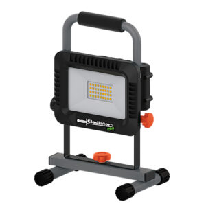 GLADIATOR, REFLECTOR LED PORTATIL RECARGABLE 18V 3 TEMPERATURAS 1 BATERIA Y CARGADOR.